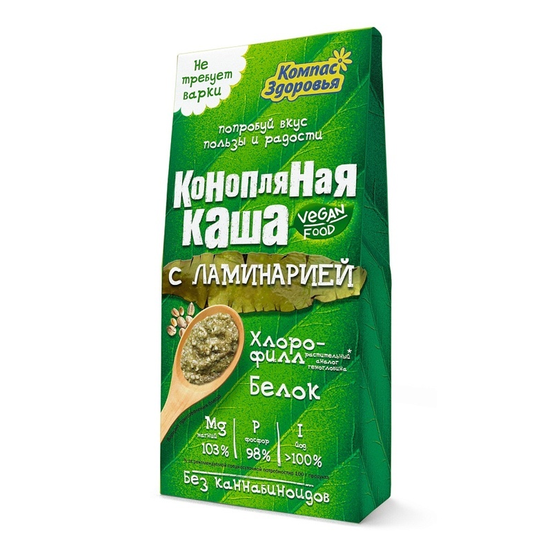 каша конопляная с ламинарией "Компас здоровья" 250г