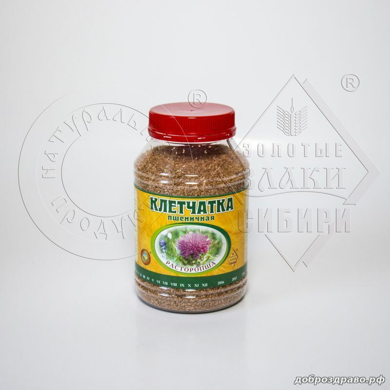 Клетчатка пшеничная "Расторопша" 180 г, ДиетСибирь